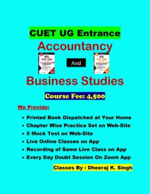 UG Entrance Accountancy and Business Studies Full Course